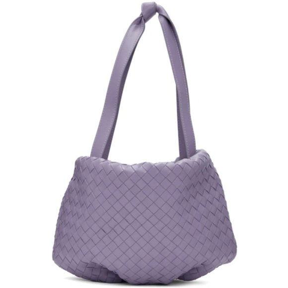 Bottega Veneta Handbags - Bottega Veneta Small leather Intrecciato Bulb Top Handle Bag